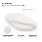 Colchón de espuma transpirable de 3,3 cm para cuna Stokke Sleepi
