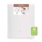 Colchón Babyletto Pure Core para cuna tipo Midi de 4" con funda acolchada híbrida impermeable: firmeza media, 100% algodón orgánico, transpirable, espuma