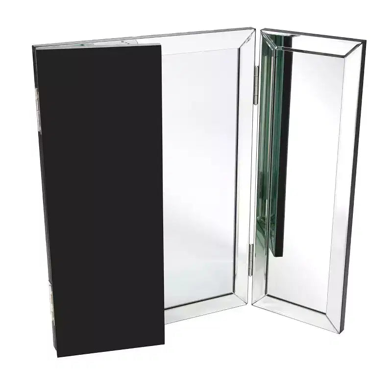 Espejo de baño rectangular Howard Elliott Trípoli transparente: moderno, independiente, de cristal, no requiere montaje