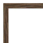 Espejo de cuerpo entero enmarcado Regis Narrow de 17" x 51", marrón claro - Amanti Art: montaje en puerta/pared, marco de madera