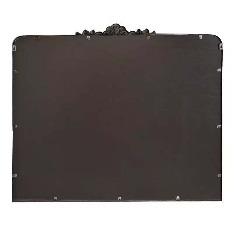 Espejo de pared decorativo de metal ornamentado Head West de 29 x 37 pulgadas, bronce antiguo: rectangular, no requiere montaje, incluye accesorios de montaje