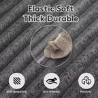 Sofá seccional de pana de Hyleory con chaise longue izquierda y derecha extragrande con 8 almohadas, sofá convertible tapizado