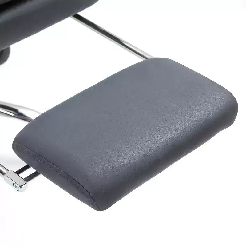 Sillón de oficina Vinsetto con masaje vibratorio, respaldo reclinable, reposapiés, cómoda silla de ordenador de microfibra