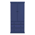 Organizador de despensa de cocina independiente Whisen, gabinete con 3 estantes ajustables, 3 cajones, 8 estantes interiores en las puertas