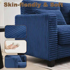 HYLEORY Sofá seccional, muebles de interior Sofá seccional modular convertible de pana para sala de estar