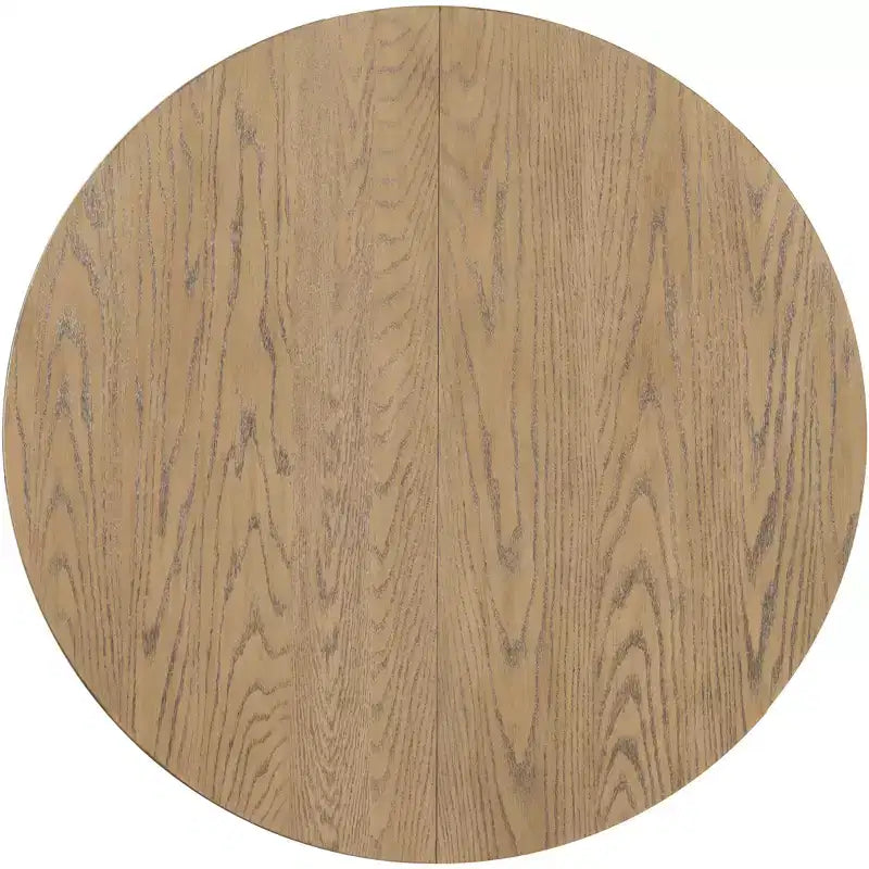 Mesa de comedor Whisen Farmhouse con base en forma de X de 4 patas y extensión de 40.6 cm