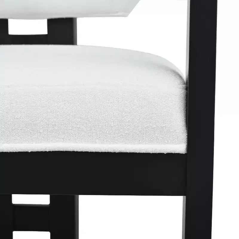 Christopher Knight Home Luna Sillas de comedor modernas de madera de abedul tapizadas (juego de 4)