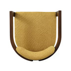 Christopher Knight Home Luna Sillas de comedor modernas de madera de abedul tapizadas (juego de 4)
