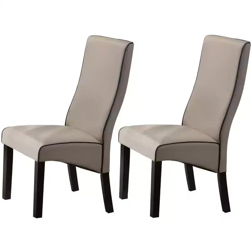 Kings Brand Furniture Pentam Faux Leather Upholstery Kitchen Dinette Dining Room Side Chairs, Set of 2