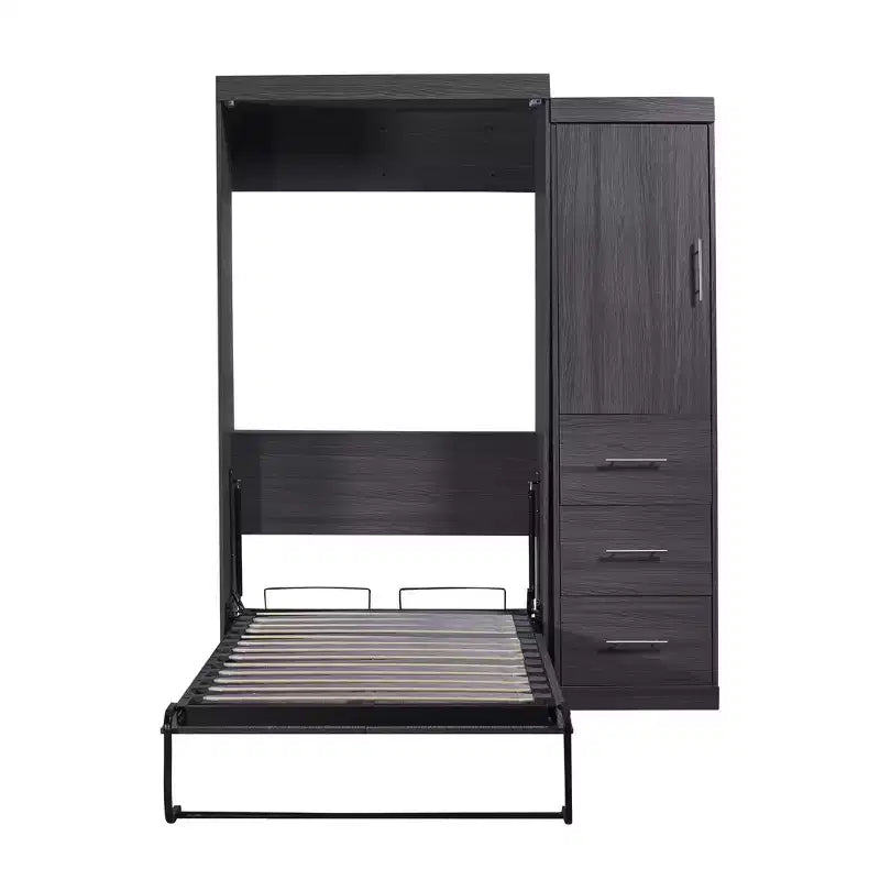 Cama Plegable Whisen Wood con Armario y Cajones