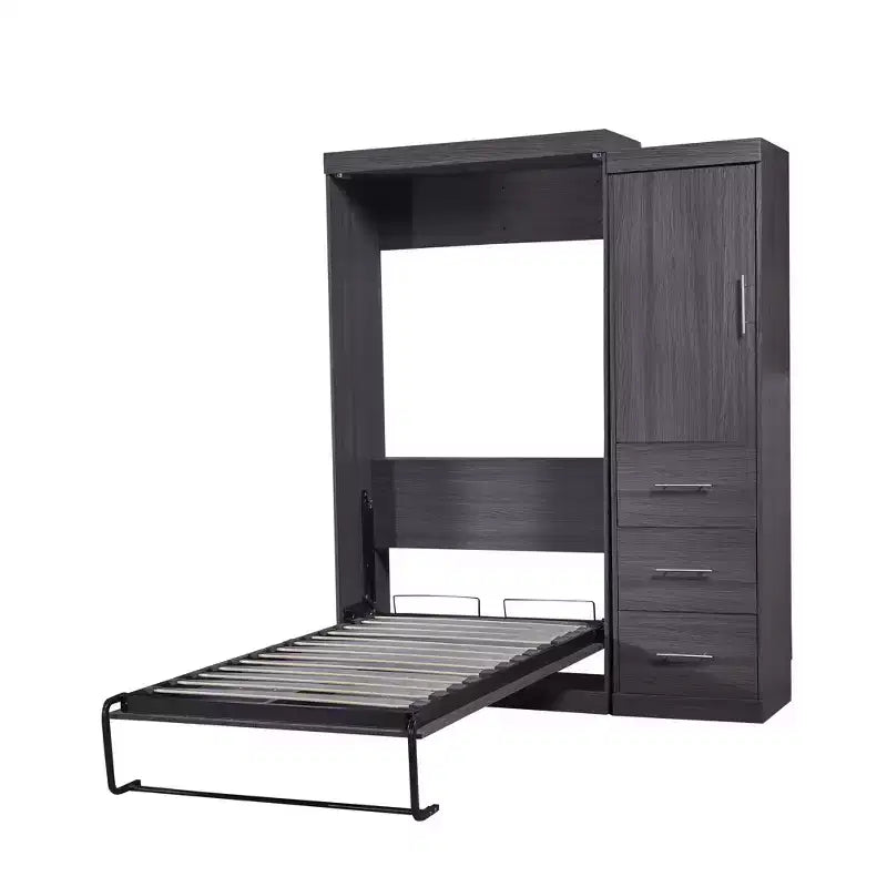 Cama Plegable Whisen Wood con Armario y Cajones