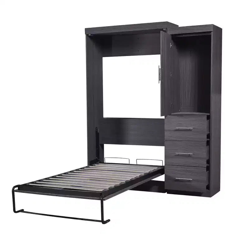 Cama Plegable Whisen Wood con Armario y Cajones
