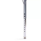 Mesa y silla de actividades Bintiva. Mesa de 24x48 pulgadas con borde pulverizado gris y patas ajustables y 4 sillas de aula NAAR negras de 14 pulgadas.