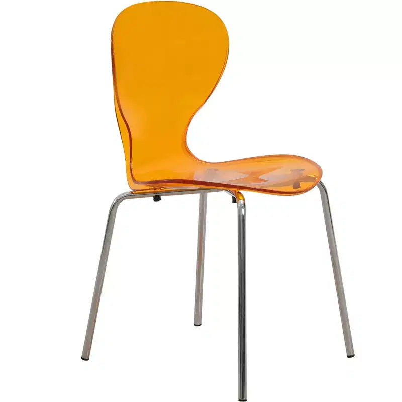 Juego de comedor LeisureMod Bristol de 5 piezas en color blanco - Mesa redonda y 4 sillas de comedor ergonómicas de plástico
