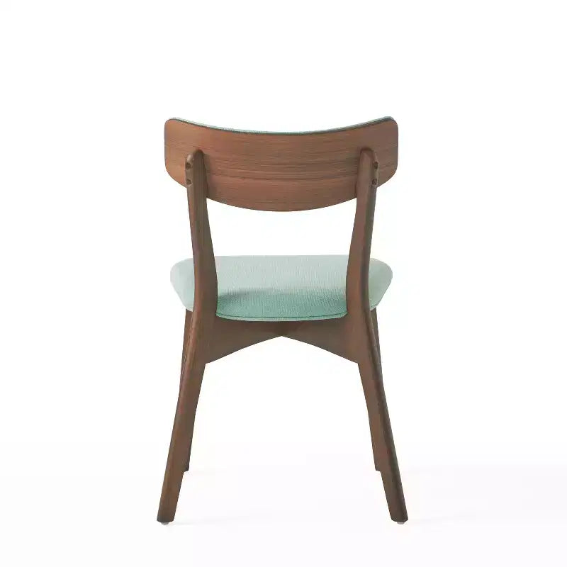 Juego de comedor tapizado Christopher Knight Home Walton de 7 piezas de madera de caucho de estilo moderno de mediados de siglo