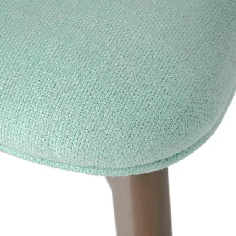 Juego de comedor tapizado Christopher Knight Home Walton de 7 piezas de madera de caucho de estilo moderno de mediados de siglo