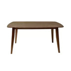 Juego de comedor tapizado Christopher Knight Home Walton de 7 piezas de madera de caucho de estilo moderno de mediados de siglo