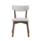 Juego de comedor tapizado Christopher Knight Home Walton de 7 piezas de madera de caucho de estilo moderno de mediados de siglo