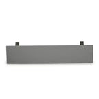 Banco de comedor moderno HomeStock con asiento de madera, 72x15x18 pulgadas, negro cepillado