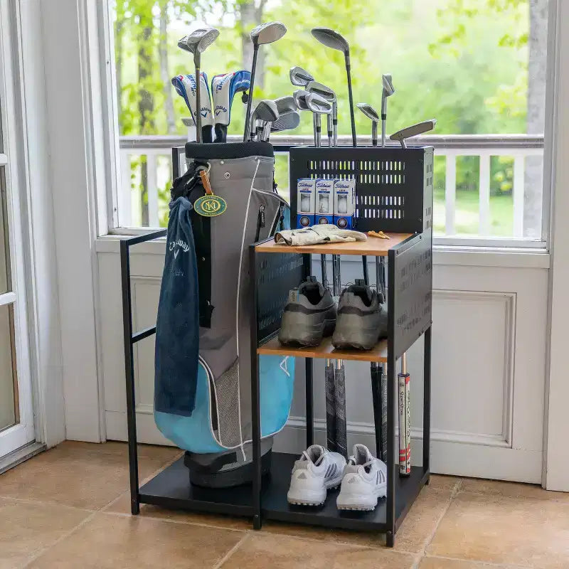 Organizador de palos de golf Teal Triangle Pinehurst | Individual
