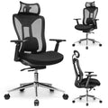 Ergonomic Office Chair with 3D Headrest 2D Armrests Mesh Back 135-Degree Recline 330 lb Capacity Desk Chair with Dynamic Lumbar Support