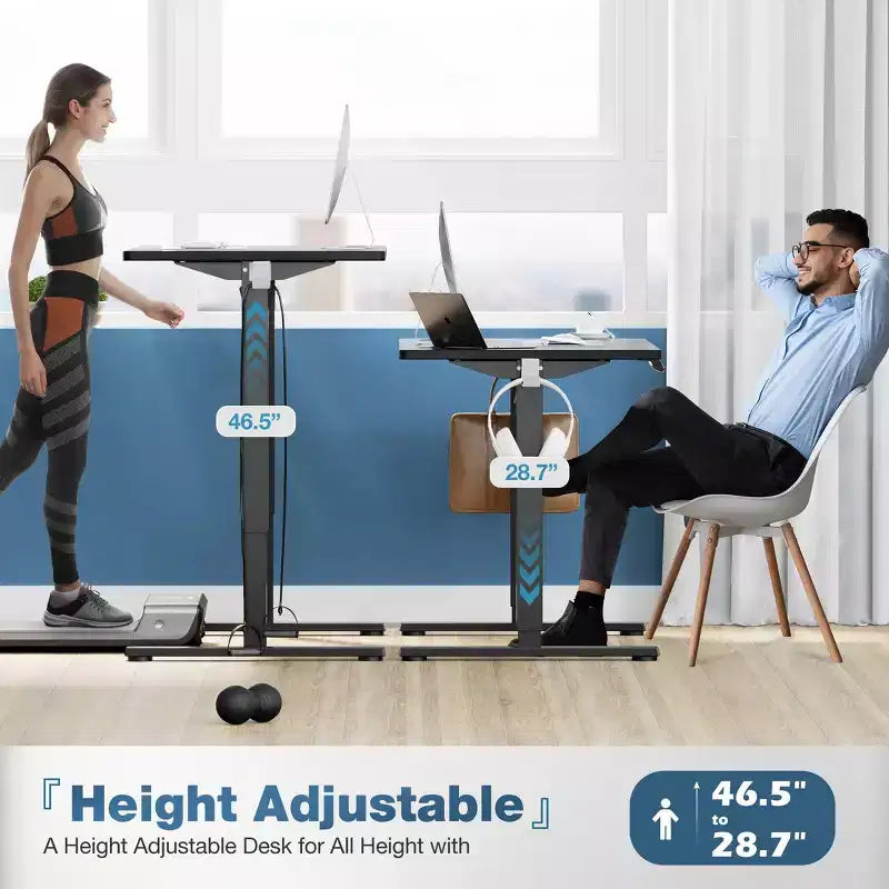 JIONJOY 63 Escritorio Eléctrico de Pie - Diseño de Empalme de 3 Paneles, Estación de Trabajo de Altura Ajustable con Preajustes de Memoria, Motor Silencioso