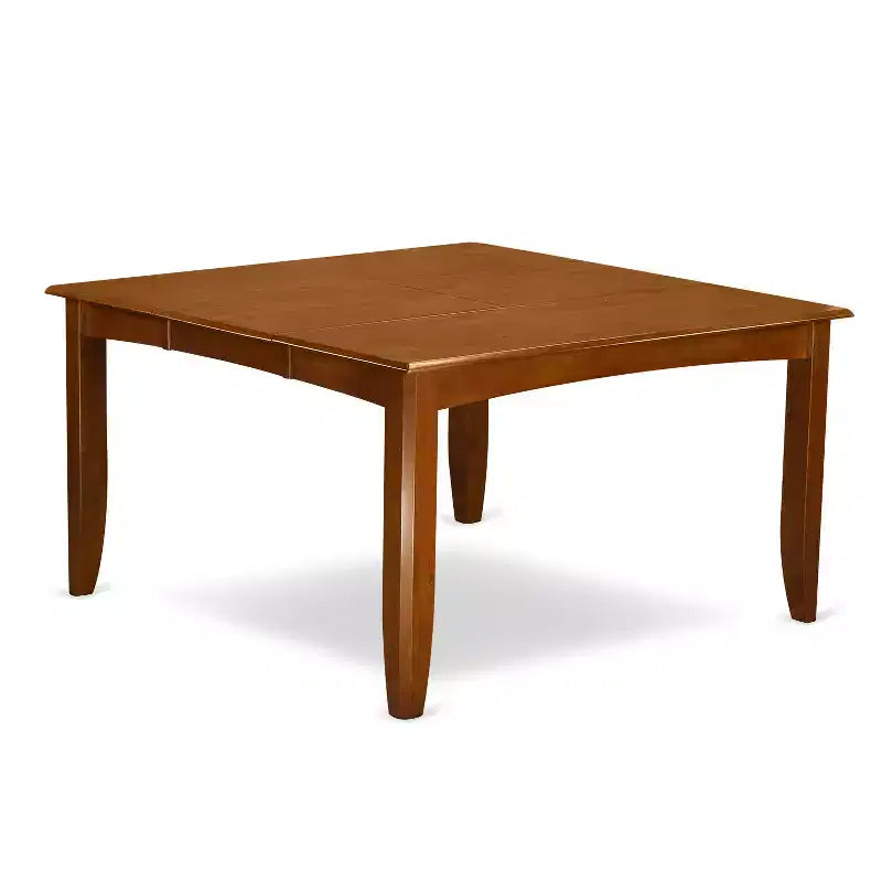 Juego de comedor tradicional con mesa con extensión y sillas de comedor pequeñas
