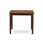 Juego de comedor de 3 piezas HomeStock Vernon de altura de mostrador, caoba, cuadrado