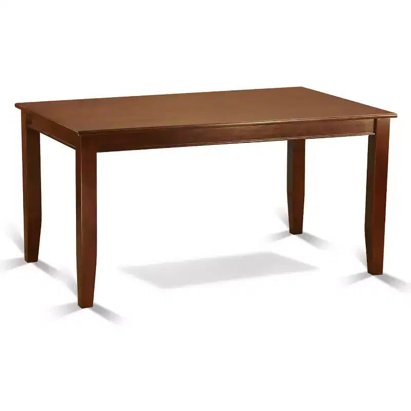 Juego de comedor HomeStock de 5 piezas con mesa Parsons de cocina, color marrón