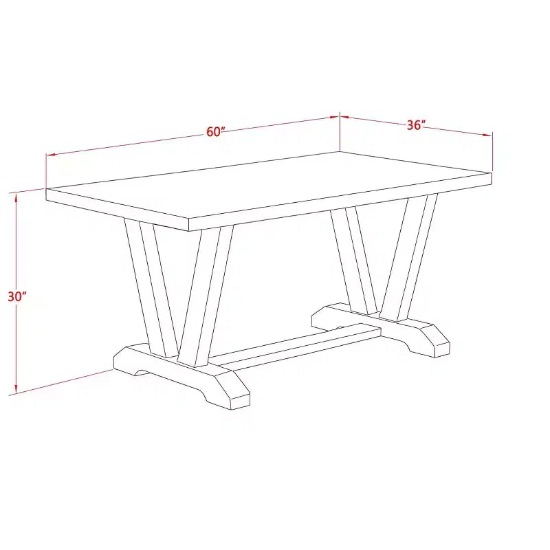 Juego de mesa de comedor rectangular multicolor de 7 piezas HomeStock con sillas de tela de lino
