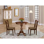 Juego de mesa de comedor redonda HomeStock estilo moderno