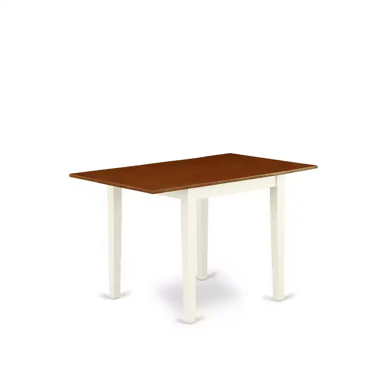 Mesa rectangular HomeStock de 30x48 con 2 alas abatibles