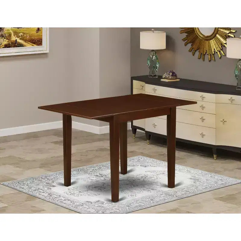 Mesa rectangular HomeStock de 30x48 con 2 alas abatibles