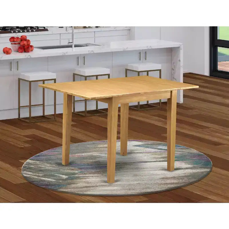 Mesa rectangular HomeStock de 30x48 con 2 alas abatibles