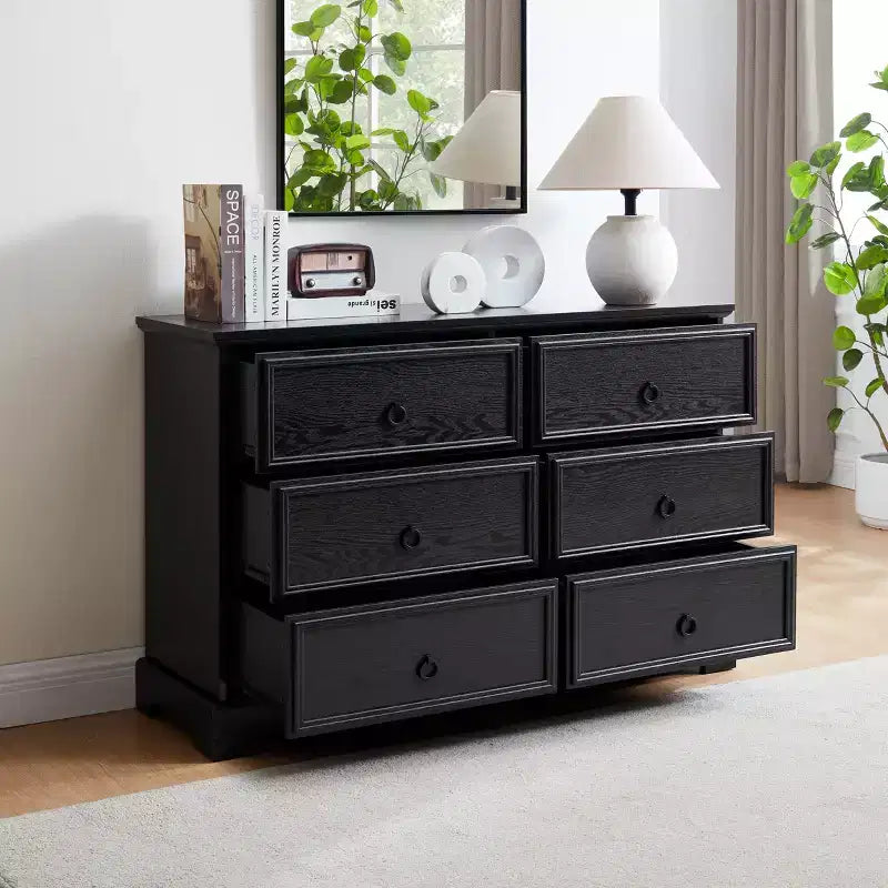 Gabinete auxiliar de 31.5 pulgadas de alto con 6 cajones AndMakers