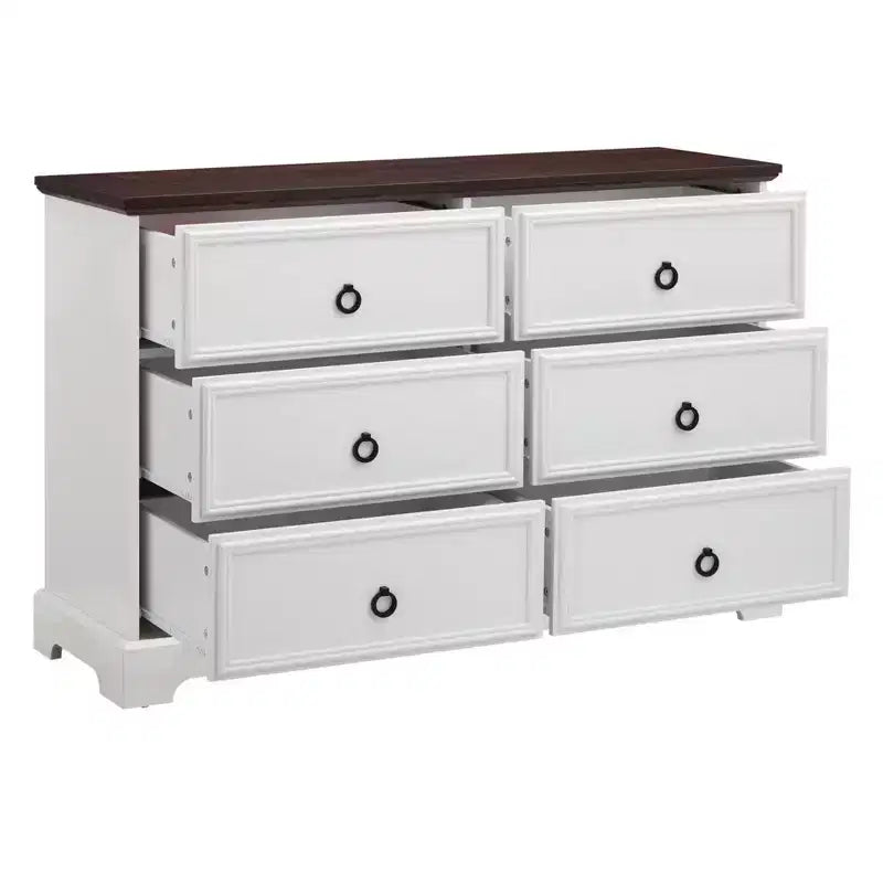Gabinete auxiliar de 31.5 pulgadas de alto con 6 cajones AndMakers
