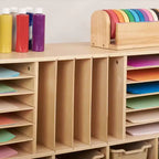 ECR4Kids Gabinete Móvil Multisección con Compartimentos de Almacenamiento, Muebles para Niños