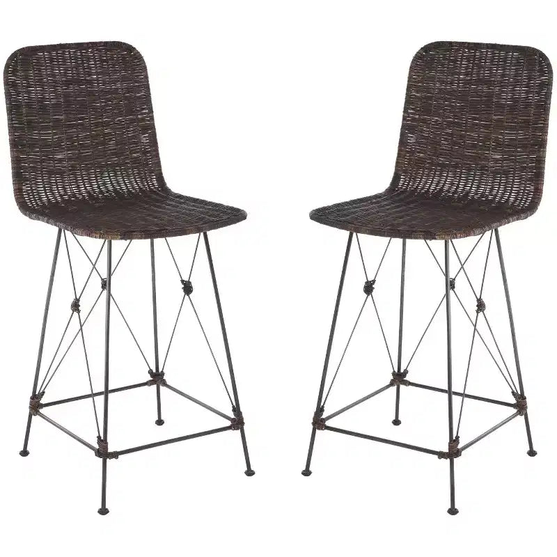 Taburete Minerva Weaved (Juego de 2) - BST6505 - Safavieh
