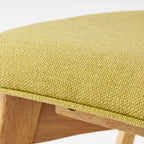Christopher Knight Home Laila - Juego de comedor de 5 piezas de madera de caucho de estilo moderno de mediados de siglo con cojines