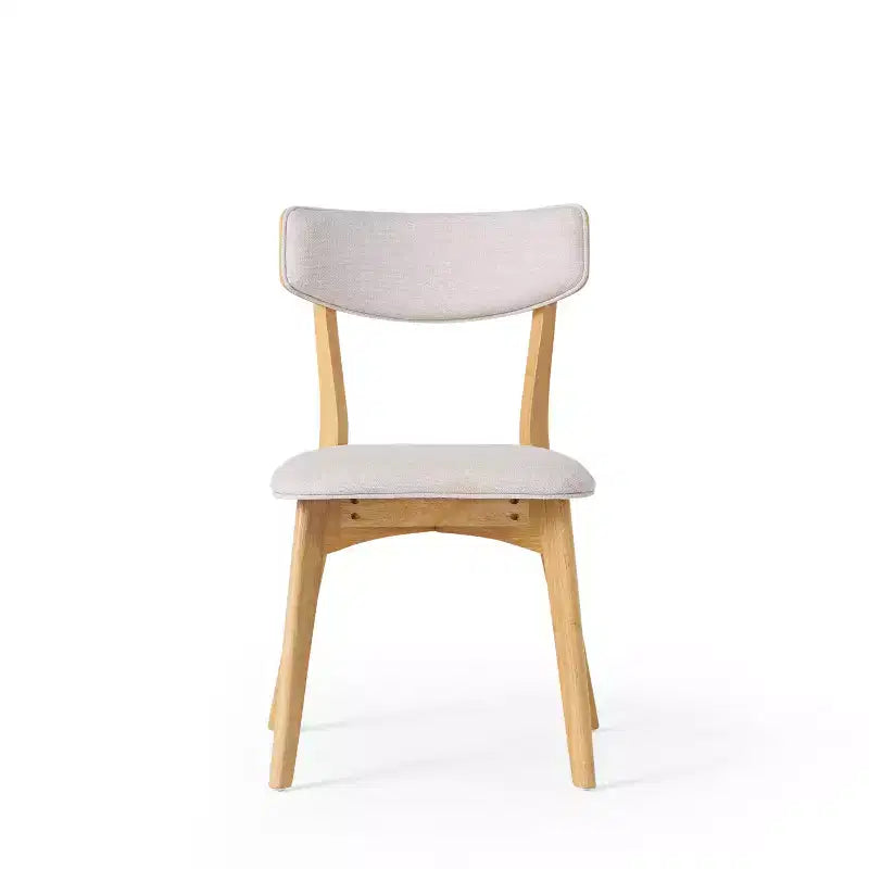 Christopher Knight Home Laila - Juego de comedor de 5 piezas de madera de caucho de estilo moderno de mediados de siglo con cojines