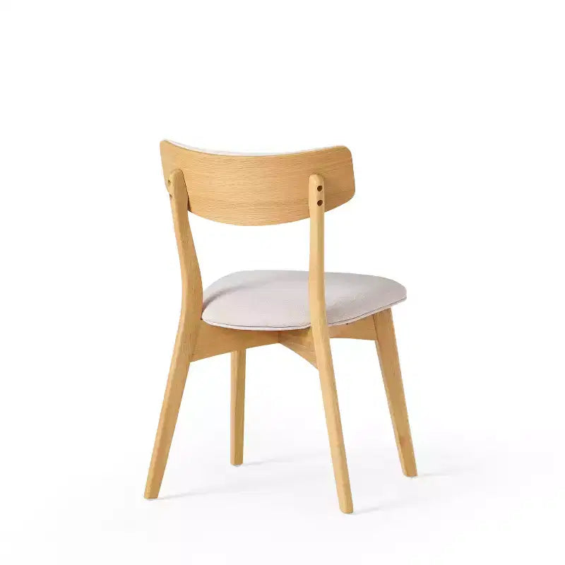 Christopher Knight Home Laila - Juego de comedor de 5 piezas de madera de caucho de estilo moderno de mediados de siglo con cojines