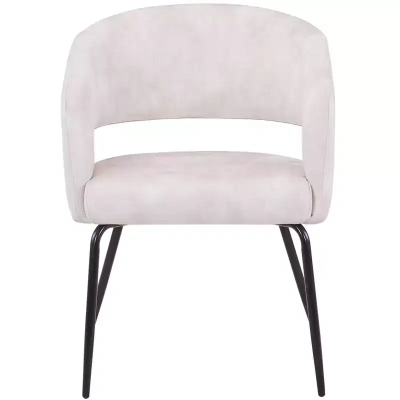 Juego de comedor de 5 piezas LeisureMod Verve con mesa de comedor redonda de 36 pulgadas con tapa de MDF negra y 4 sillas de comedor