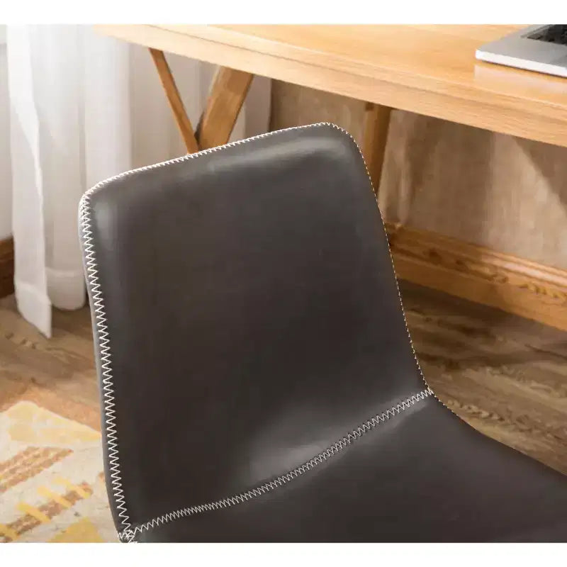 Silla de oficina Vatros de piel sintética, silla de oficina giratoria 360