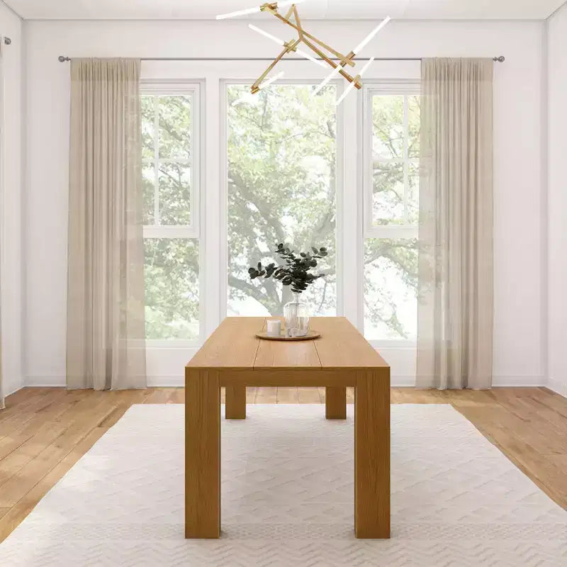 Mesa de comedor moderna (84in / 2134mm)