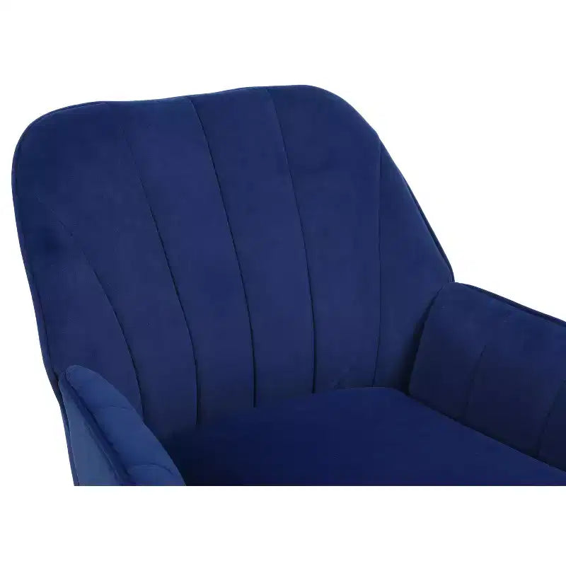 Sillón moderno de terciopelo Okak, silla de sala de estar con tapicería, sillón elegante de mediados de siglo con patas de madera dorada para sala de lectura o dormitorio