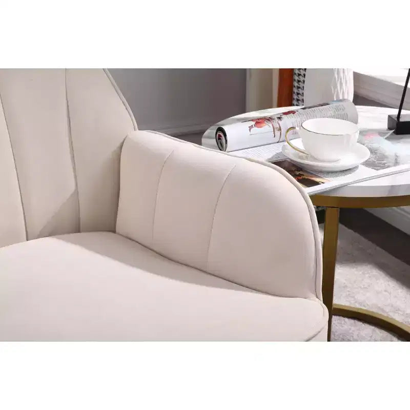 Sillón moderno de terciopelo Okak, silla de sala de estar con tapicería, sillón elegante de mediados de siglo con patas de madera dorada para sala de lectura o dormitorio