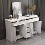 Famapy Cómoda horizontal de 5 cajones, armario de almacenamiento multifuncional, soluciones de almacenamiento para sala de estar