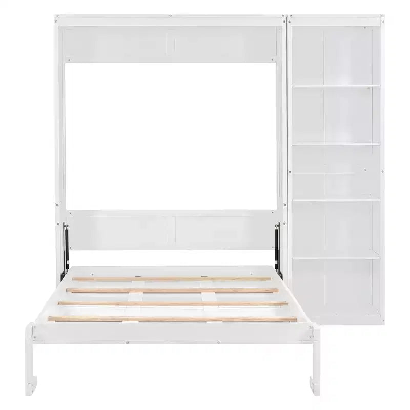Cama de pared con estantes Whisen Murphy Bed