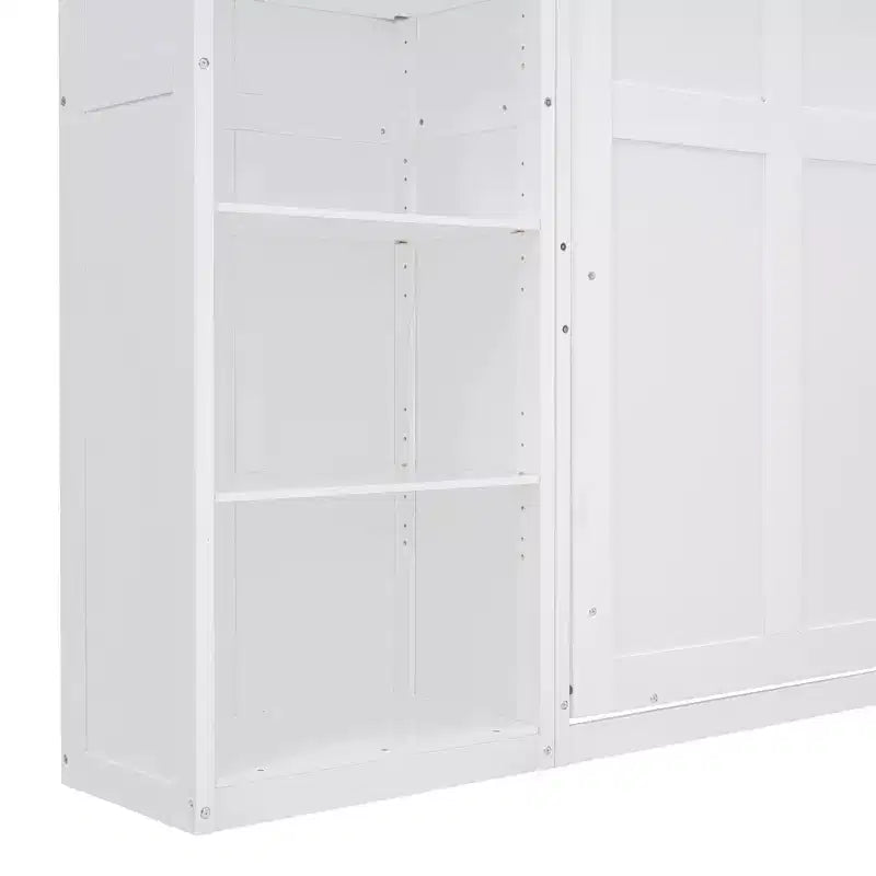 Cama de pared con estantes Whisen Murphy Bed
