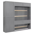 Cama de pared con estantes Whisen Murphy Bed